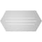 Ekena Millwork Half Round Surface Mount PVC Gable Vent: Functional, w/ 3-1/2"W x 1"P Standard Frame, 34"W x 17"H GVPHR34X1701SF - alternate 3